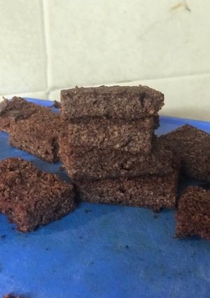 Una foto de Brownie sin harina/keto/low carb