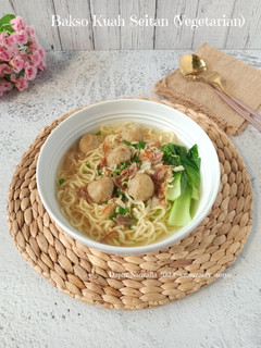 Foto resep Bakso Kuah Seitan (Vegetarian)