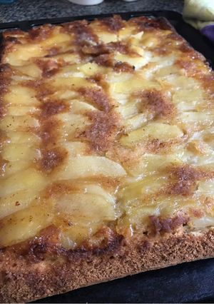 Una foto de Torta de Manzana Invertida