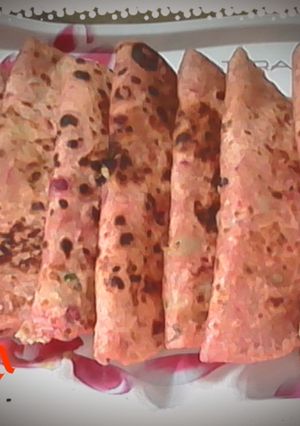 A picture of Pink Parantha.