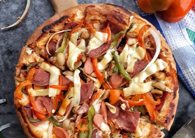 Resep Pizza Rumahan ala Shantyoct yang Bikin Ngiler