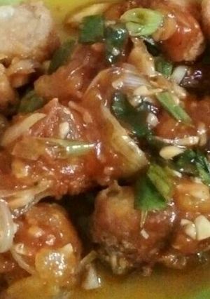 Foto resep Tuna cryspy siram asam manid