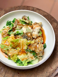 蚵仔煎-太陽蛋餅粉 的食譜成品照片