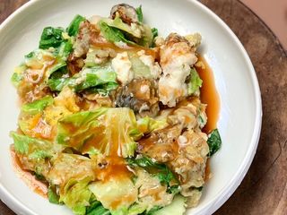 蚵仔煎-太陽蛋餅粉