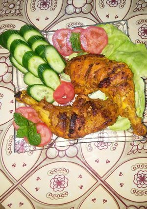 A picture of Tandoori chicken piece recipe.
