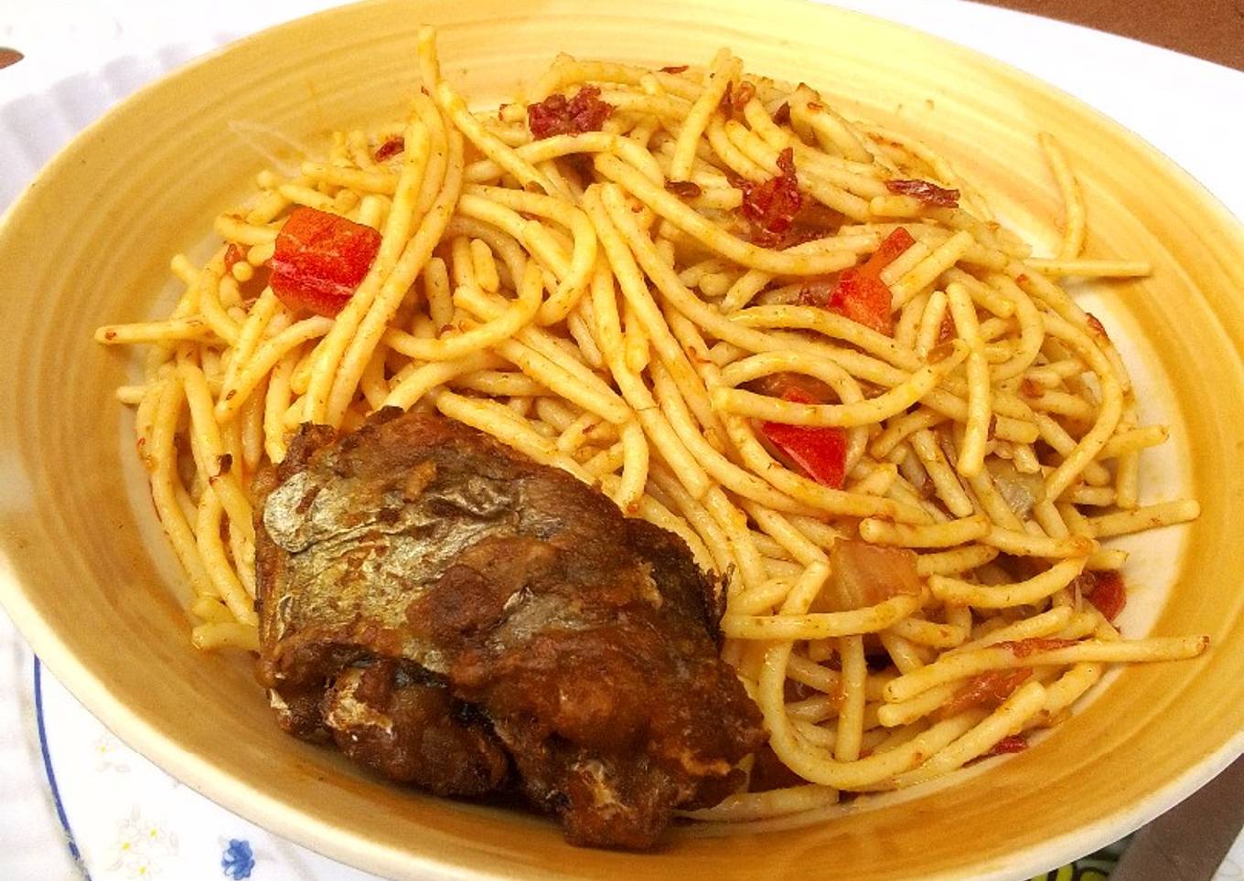 Red Capsicum Pasta