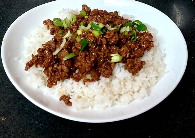 How to Make Favorite Chinese Minced Beef and Rice.🥰#Mainmeal