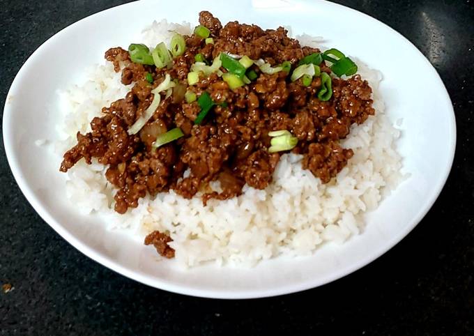 Chinese Minced Beef and Rice.🥰#Mainmeal Recipe by Maureen 😀 - Cookpad