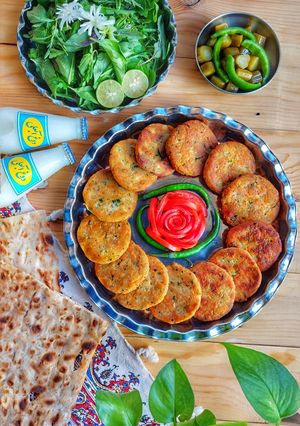 عکسی از دستور کوکو لوبیا سفید