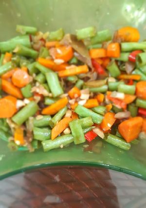 Foto resep Tumis buncis wortel