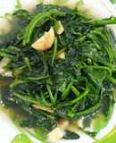 Rau mồng tơi xào tỏi