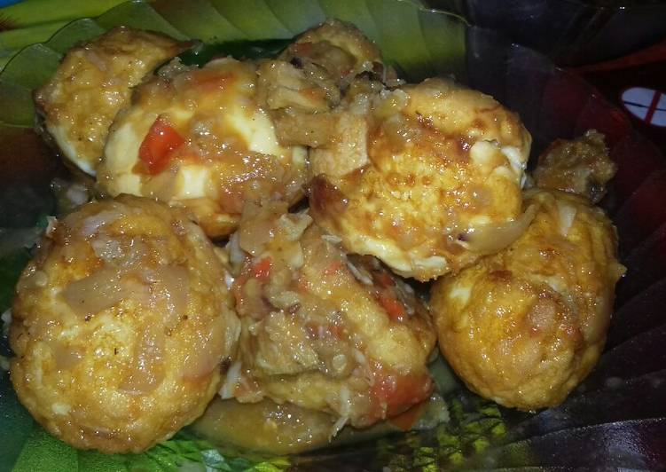 Resep Tumis telur bulat bulat, Enak Banget