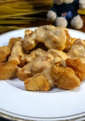 Foto resep 25.Ayam Saus Telur Asin/ Salted egg Chicken