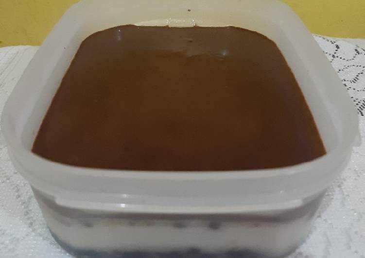 Bumbu Puding Susu Marie Oreo | Cara Masak Puding Susu Marie Oreo Yang Sedap