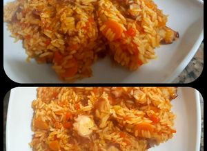 Una foto de Arroz con pulpo
