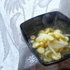 A picture of Baby Corn Soup.
