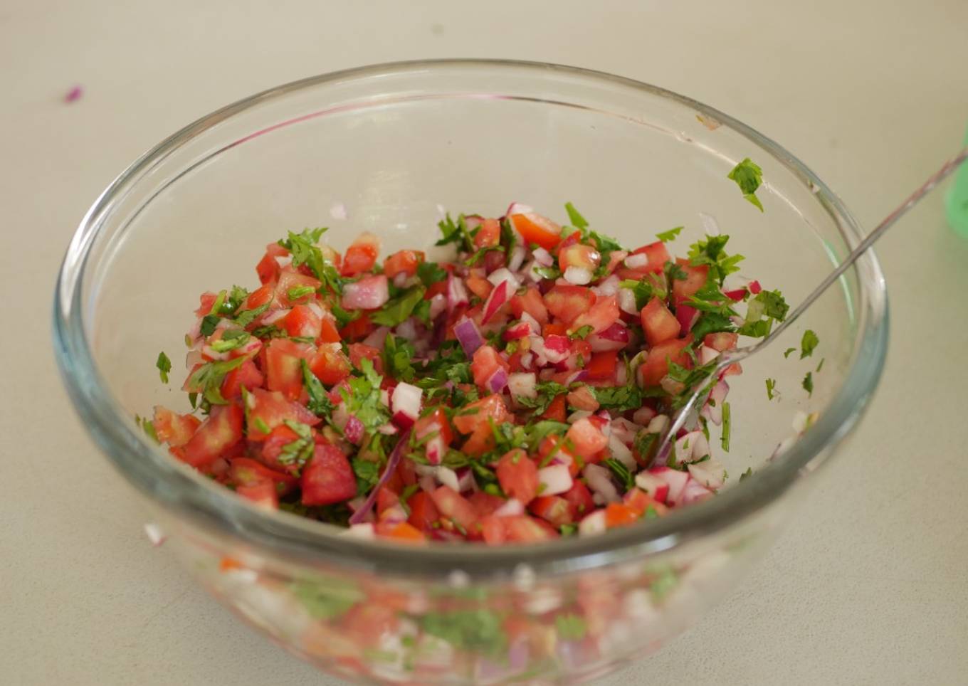 Ensalada con rábanos