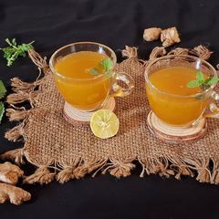 A picture of Ginger Kashayam for cough and cold.