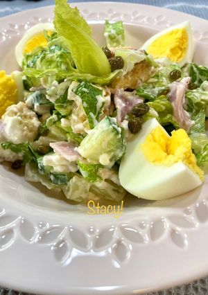 A picture of Chef’s Salad My Way (Σαλάτα του Σεφ)!.