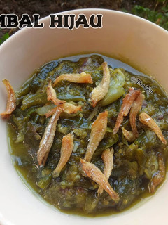 Foto resep Sambal hijau teri
