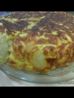 Una foto de Tortilla de coliflor para dietas de adelgazamiento