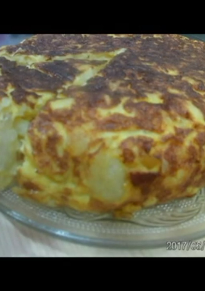 Una foto de Tortilla de coliflor para dietas de adelgazamiento