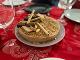 Tarta de turrón de jijona