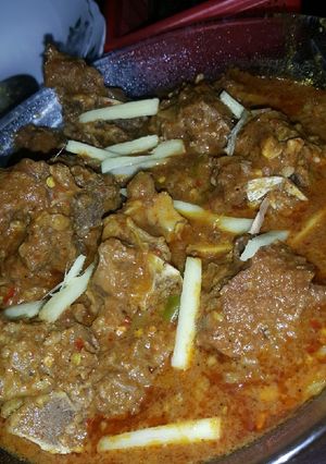A picture of Ghost beef masla....