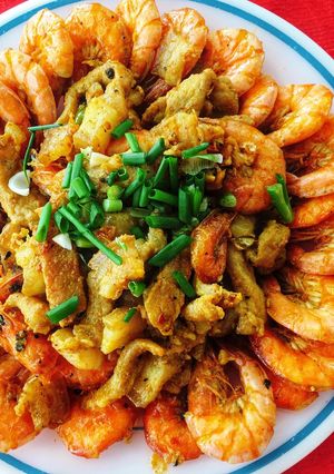 Hình của món Thịt heo rang tôm.