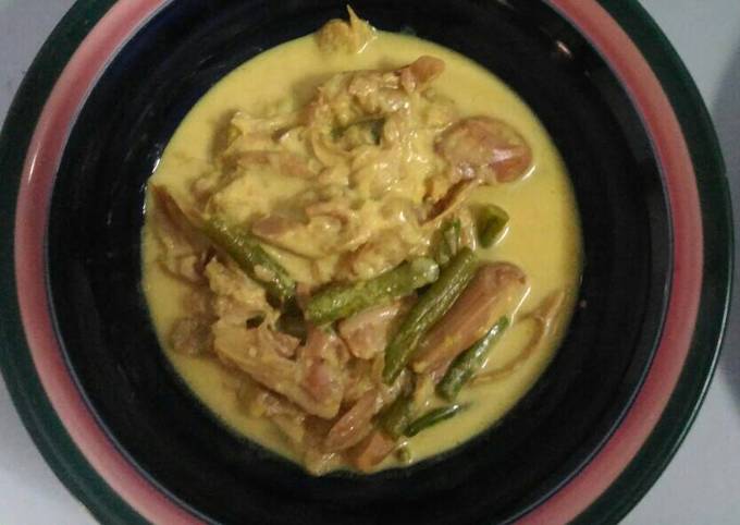 Cara Gampang Menyiapkan Gulai nangka muda ala warung nasi padang Anti Gagal