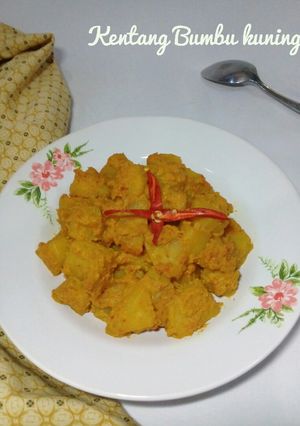Foto resep Kentang Bumbu Kuning