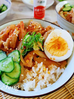 十三香燒肉丼飯 的食譜成品照片
