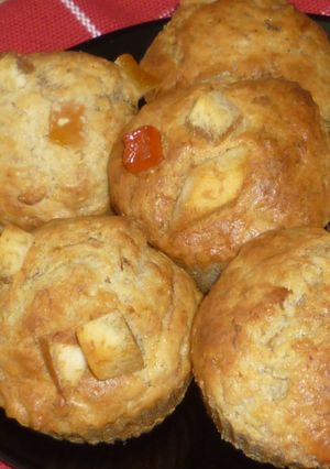 Gyömbéres-banános muffin Air Fryerben recept fotója