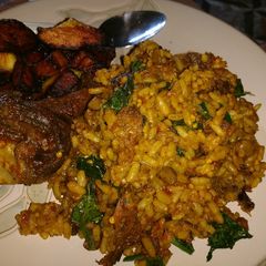 Local/ayamase jollof rice A picture of Local/ayamase jollof rice.