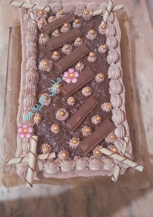 صورة لوصفة كيكة بالمسكوتة ذوق الشوكولاته 🍫🍫
