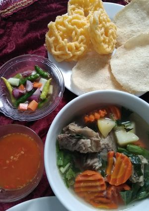 Foto resep SOP bening iga sapi