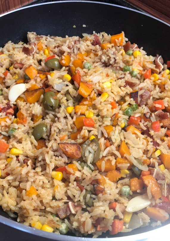 Una foto de Arroz con calabaza 🎃
