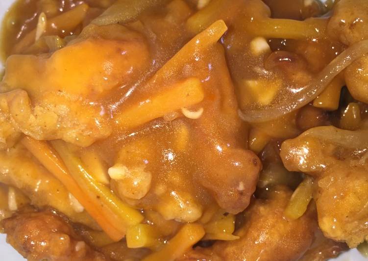 Resep Ayam goreng saos asam manis untuk menu anak yang Enak Banget