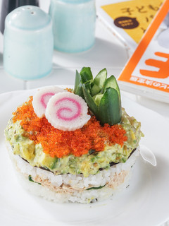 Foto resep Hata (ハタ) Sushi Cake