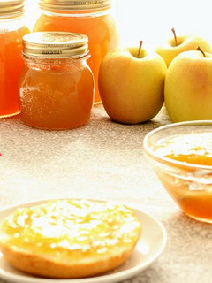 Una foto de Mermelada de manzana