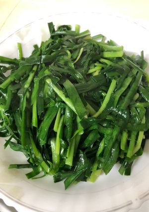 炒韭菜 的食譜成品照片