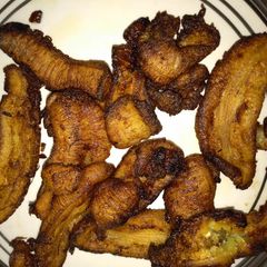 A picture of Fried sweet bananas #authors marathon.