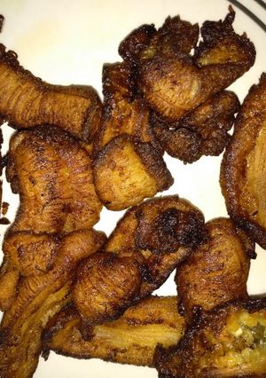 A picture of Fried sweet bananas #authors marathon.