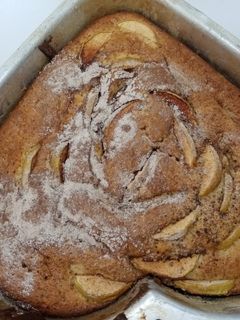 عکسی از دستور کیک سیب با آرد گندم