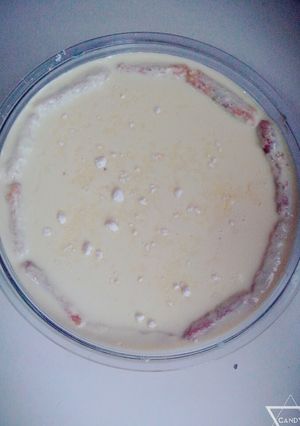 Una foto de Flan con vainillas