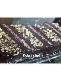 عکسی از دستور کیک یخچالی رژیمی