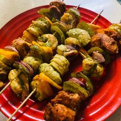 A picture of Haara bharaa tandoori kabab.