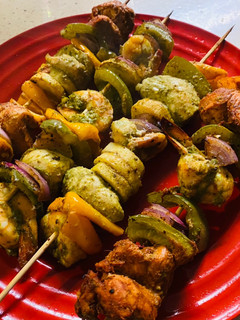 A picture of Haara bharaa tandoori kabab.