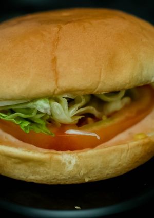 A picture of Simple Veg Burger.