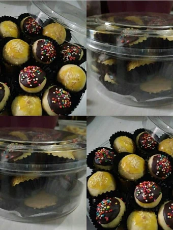 Cara Gampang Menyiapkan Resep Nastar coklat springkle lembut yang Lezat Sekali Anti Ribet, Uenak Banget